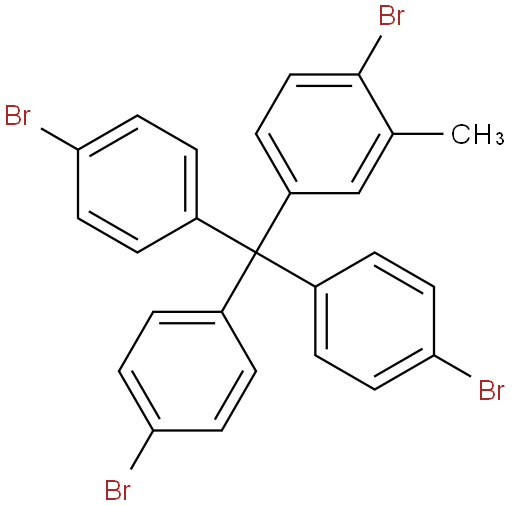 4,4',4''-((4-bromo-3-methylphenyl)methanetriyl)tris(bromobenzene)