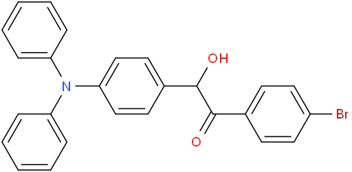 1-(4-bromophenyl)-2-(4-(diphenylamino)phenyl)-2-hydroxyethan-1-one