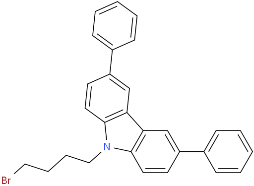 9-(4-bromobutyl)-3,6-diphenyl-9H-carbazole