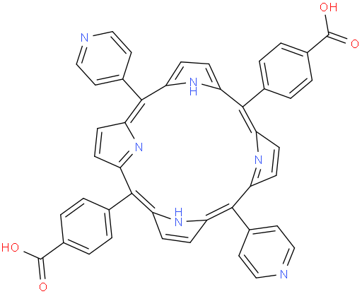 4,4'-(10,20-di-4-pyridinyl-21H,23H-porphine-5,15-diyl)bis-Benzoic acid