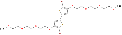 5,5'-dibromo-4,4'-bis(2-(2-(2-methoxyethoxy)ethoxy)ethoxy)-2,2'-bithiophene