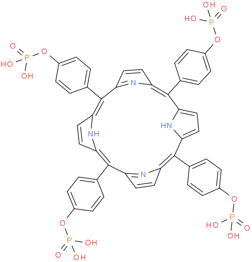 4-(10,15,20-tris(4-(phosphonooxy)phenyl)porphyrin-5-yl)phenyl dihydrogen phosphate
