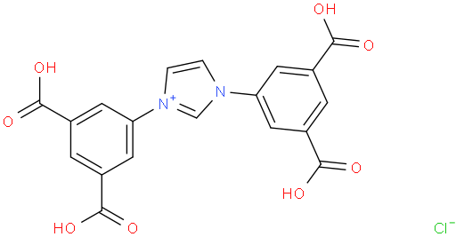 1,3-双(3,5-二羧基苯基)咪唑氯化物
