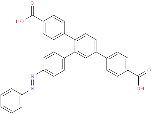2'-(4-(phenyldiazenyl)phenyl)-[1,1':4',1''-terphenyl]-4,4''-dicarboxylic acid