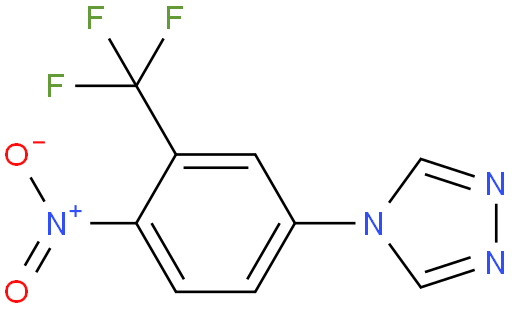 4-(4-nitro-3-(trifluoromethyl)phenyl)-4H-1,2,4-triazole