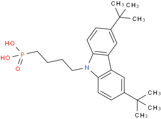 (4-(3,6-di-tert-butyl-9H-carbazol-9-yl)butyl)phosphonic acid