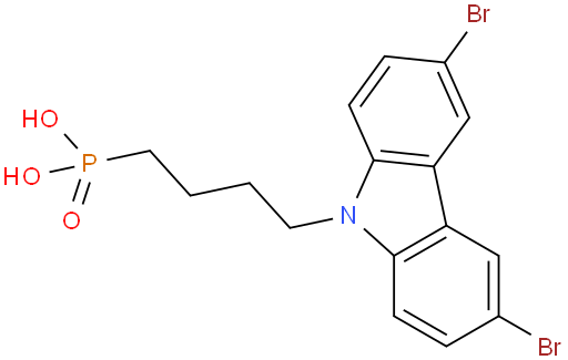 (4-(3,6-dibromo-9H-carbazol-9-yl)butyl)phosphonic acid