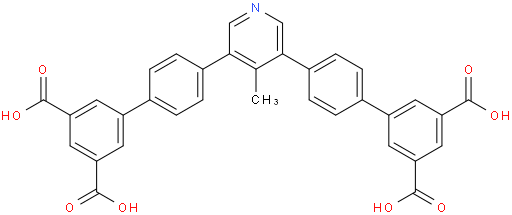 4',4'''-(4-methylpyridine-3,5-diyl)bis(([1,1'-biphenyl]-3,5-dicarboxylic acid))
