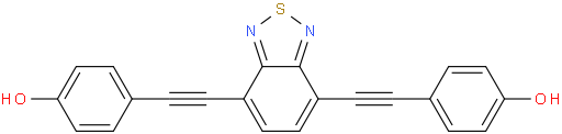 4,4'-(benzo[c][1,2,5]thiadiazole-4,7-diylbis(ethyne-2,1-diyl))diphenol