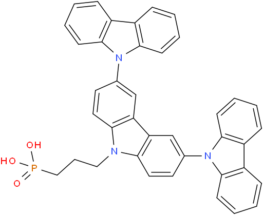 (3-(9'H-[9,3':6',9''-tercarbazol]-9'-yl)propyl)phosphonic acid