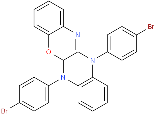 6,11-bis(4-bromophenyl)-5a,6-dihydro-11H-benzo[5,6][1,4]oxazino[2,3-b]quinoxaline