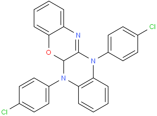 6,11-bis(4-chlorophenyl)-5a,6-dihydro-11H-benzo[5,6][1,4]oxazino[2,3-b]quinoxaline