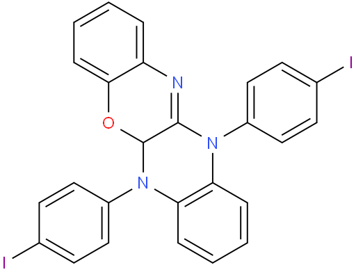 6,11-bis(4-iodophenyl)-5a,6-dihydro-11H-benzo[5,6][1,4]oxazino[2,3-b]quinoxaline