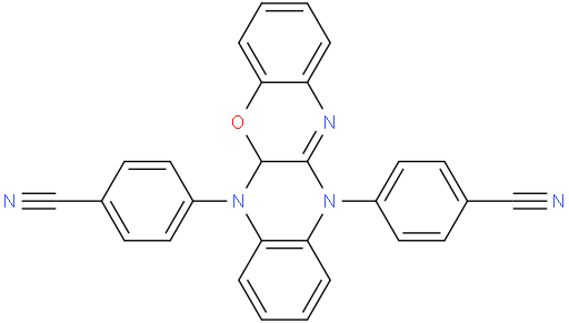4,4'-(11H-benzo[5,6][1,4]oxazino[2,3-b]quinoxaline-6,11(5aH)-diyl)dibenzonitrile