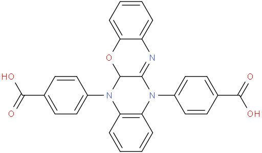 4,4'-(11H-benzo[5,6][1,4]oxazino[2,3-b]quinoxaline-6,11(5aH)-diyl)dibenzoic acid