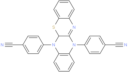 4,4'-(11H-benzo[5,6][1,4]thiazino[2,3-b]quinoxaline-6,11(5aH)-diyl)dibenzonitrile