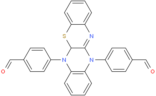 4,4'-(11H-benzo[5,6][1,4]thiazino[2,3-b]quinoxaline-6,11(5aH)-diyl)dibenzaldehyde