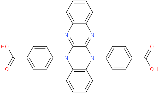 4,4'-(quinoxalino[2,3-b]quinoxaline-5,12-diyl)dibenzoic acid