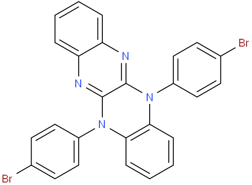 5,12-bis(4-bromophenyl)-5,12-dihydroquinoxalino[2,3-b]quinoxaline