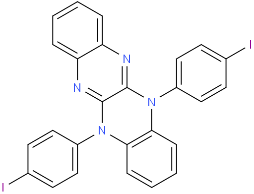 5,12-bis(4-iodophenyl)-5,12-dihydroquinoxalino[2,3-b]quinoxaline