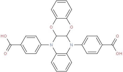 4,4'-(5a,11a-dihydrobenzo[5,6][1,4]dioxino[2,3-b]quinoxaline-6,11-diyl)dibenzoic acid