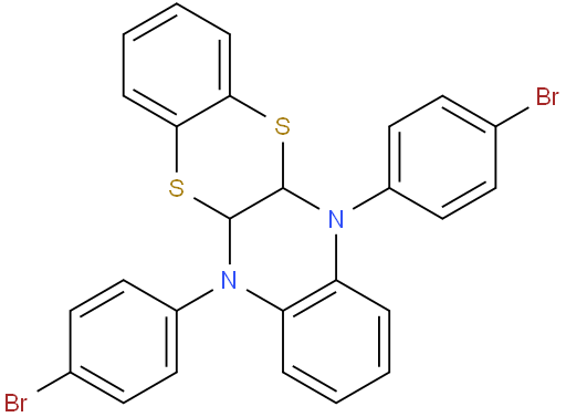 6,11-bis(4-bromophenyl)-5a,6,11,11a-tetrahydrobenzo[5,6][1,4]dithiino[2,3-b]quinoxaline