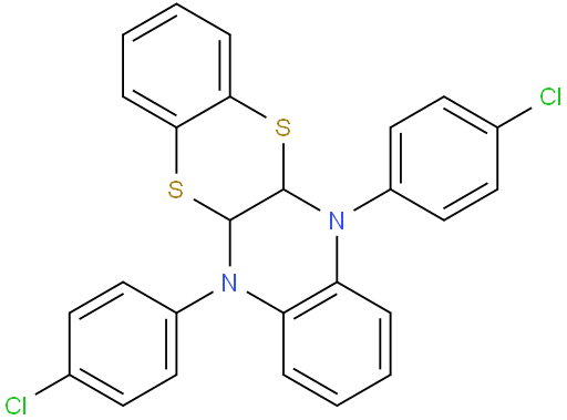 6,11-bis(4-chlorophenyl)-5a,6,11,11a-tetrahydrobenzo[5,6][1,4]dithiino[2,3-b]quinoxaline