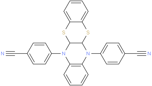 4,4'-(5a,11a-dihydrobenzo[5,6][1,4]dithiino[2,3-b]quinoxaline-6,11-diyl)dibenzonitrile