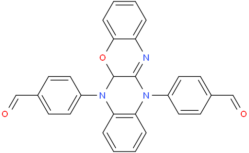 4,4'-(11H-benzo[5,6][1,4]oxazino[2,3-b]quinoxaline-6,11(5aH)-diyl)dibenzaldehyde