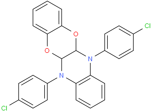6,11-bis(4-chlorophenyl)-5a,6,11,11a-tetrahydrobenzo[5,6][1,4]dioxino[2,3-b]quinoxaline