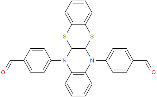 4,4'-(5a,11a-dihydrobenzo[5,6][1,4]dithiino[2,3-b]quinoxaline-6,11-diyl)dibenzaldehyde