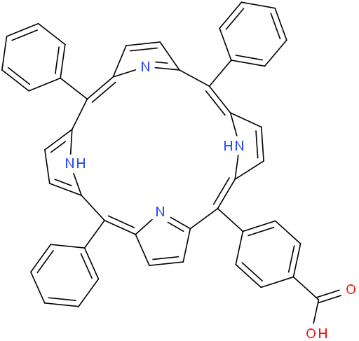 4-(10,15,20-triphenyl-21H,23H-porphin-5-yl)-Benzoic acid,
