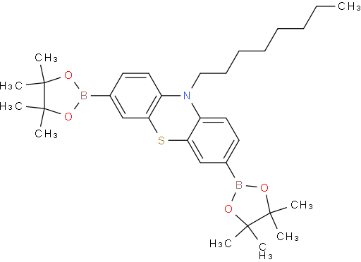 10-octyl-3,7-bis(4,4,5,5-tetramethyl-1,3,2-dioxaborolan-2-yl)-10H-phenothiazine