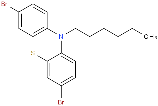 3,7-二溴-10-己基吩噻嗪