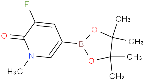 3-氟-1-甲基-5-(4,4,5,5-四甲基-1,3,2-二氧硼烷-2-基)吡啶-2(1H)-酮