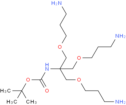 tert-butyl (1,3-bis(3-aminopropoxy)-2-((3-aminopropoxy)methyl)propan-2-yl)carbamate
