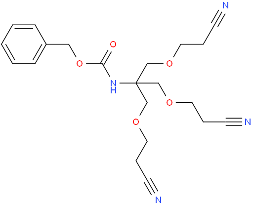 benzyl (1,3-bis(2-cyanoethoxy)-2-((2-cyanoethoxy)methyl)propan-2-yl)carbamate