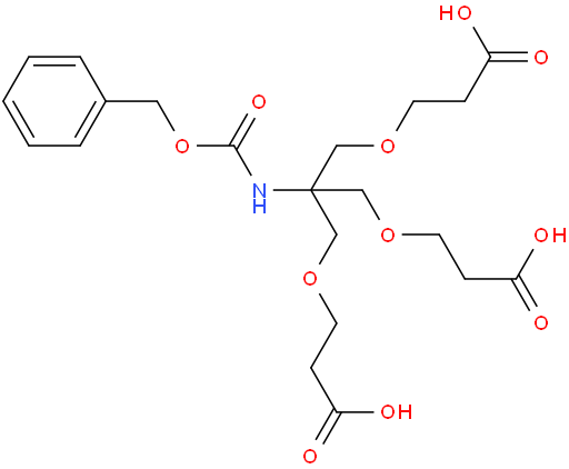 3,3'-((2-(((benzyloxy)carbonyl)amino)-2-((2-carboxyethoxy)methyl)propane-1,3-diyl)bis(oxy))dipropionic acid