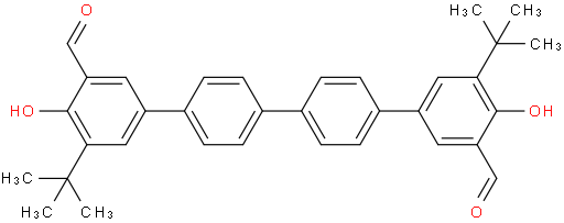 5,5'''-di-tert-butyl-4,4'''-dihydroxy-[1,1':4',1'':4'',1'''-quaterphenyl]-3,3'''-dicarbaldehyde