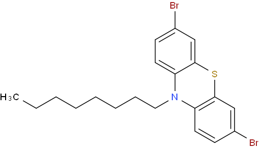 3,7-dibromo-10-octyl-10H-phenothiazine