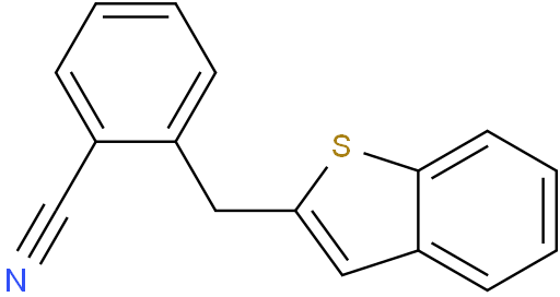 2-(benzo[b]thiophen-2-ylmethyl)benzonitrile