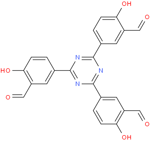 5,5',5''-(1,3,5-triazine-2,4,6-triyl)tris(2-hydroxybenzaldehyde)