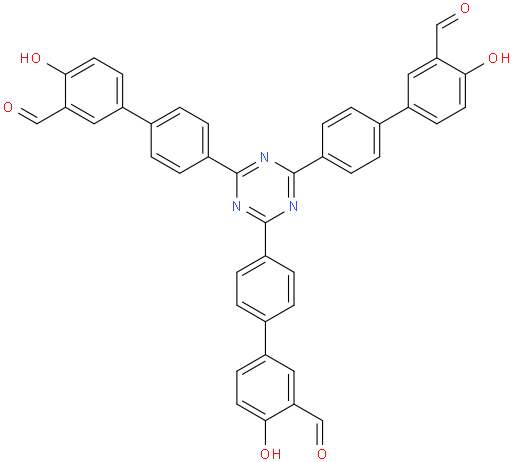 4',4''',4'''''-(1,3,5-triazine-2,4,6-triyl)tris(4-hydroxy-[1,1'-biphenyl]-3-carbaldehyde)