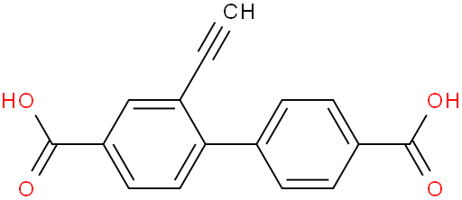2-ethynyl-[1,1'-biphenyl]-4,4'-dicarboxylic acid