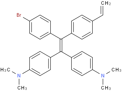 4,4'-(2-(4-bromophenyl)-2-(4-vinylphenyl)ethene-1,1-diyl)bis(N,N-dimethylaniline)