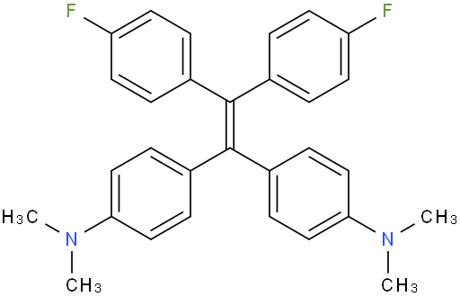 4,4'-(2,2-bis(4-fluorophenyl)ethene-1,1-diyl)bis(N,N-dimethylaniline)