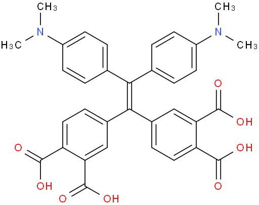 4,4'-(2,2-bis(4-(dimethylamino)phenyl)ethene-1,1-diyl)diphthalic acid