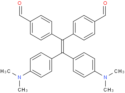 4,4'-(2,2-bis(4-(dimethylamino)phenyl)ethene-1,1-diyl)dibenzaldehyde