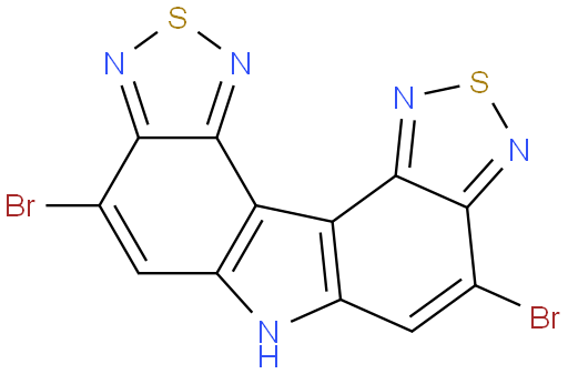 4,8-dibromo-6H-bis([1,2,5]thiadiazolo)[3,4-c:3',4'-g]carbazole