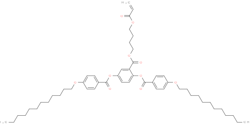 2-((4-(acryloyloxy)butoxy)carbonyl)-1,4-phenylene bis(4-(dodecyloxy)benzoate)